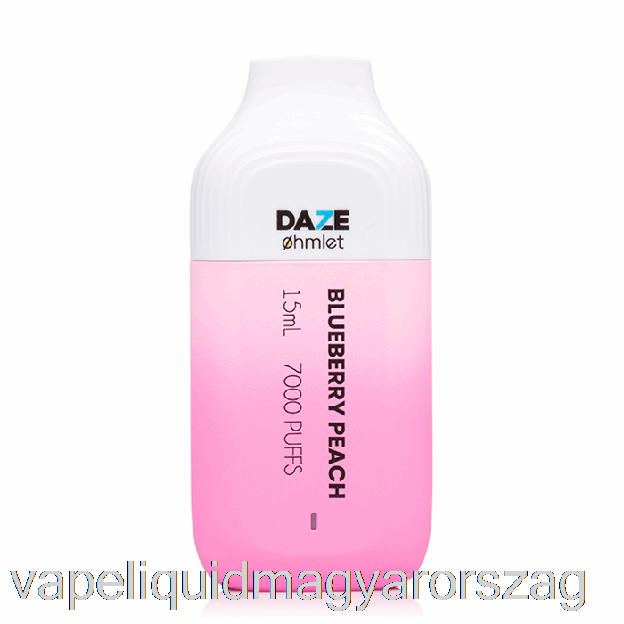 7 Daze Ohmlet 7000 0% Nulla Nikotin Eldobható áfonya Barack Vape E Cigi
